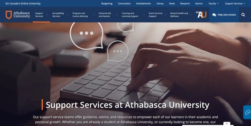 Athabasca University: Support Services